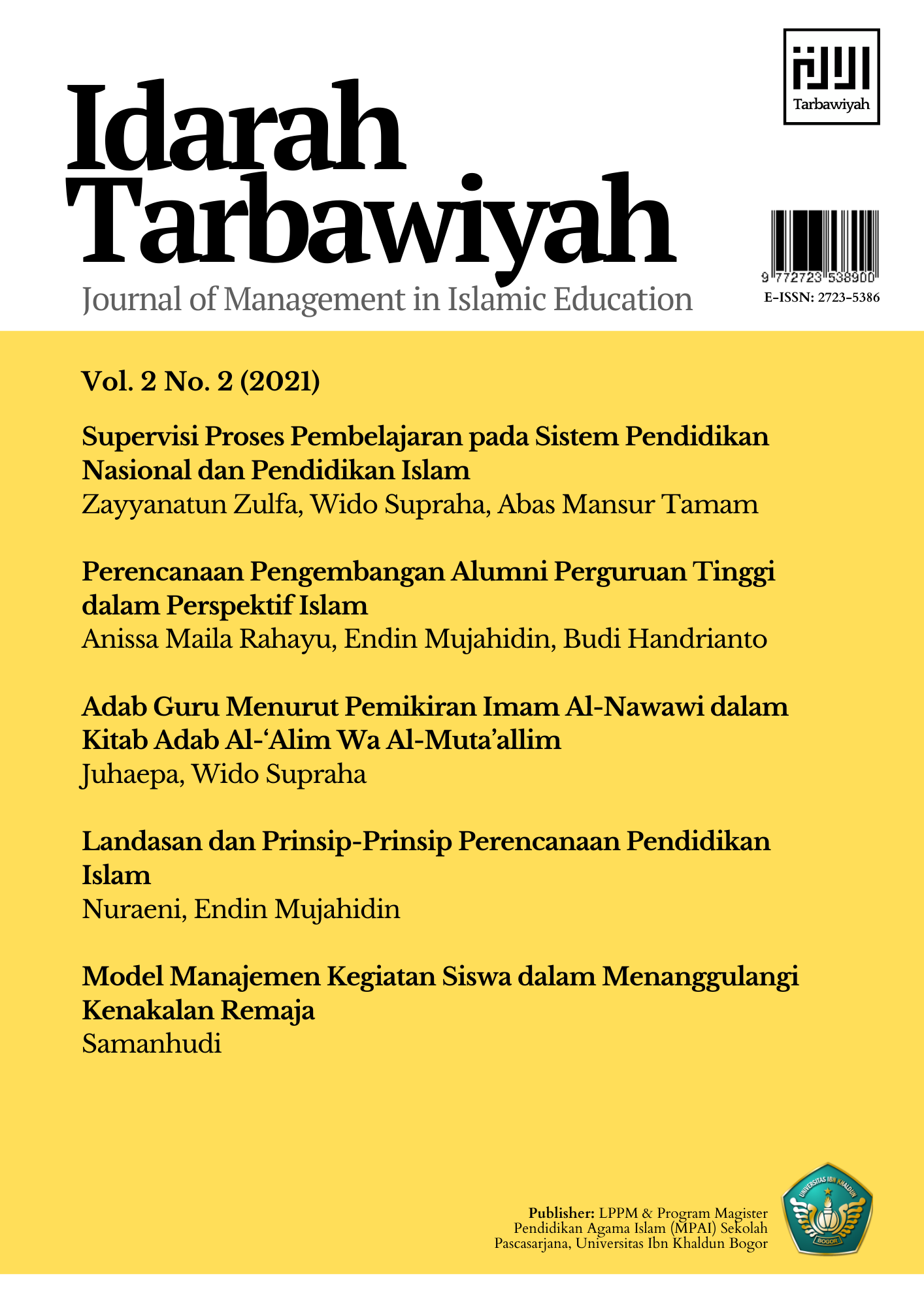 					Lihat Vol 2 No 2 (2021)
				